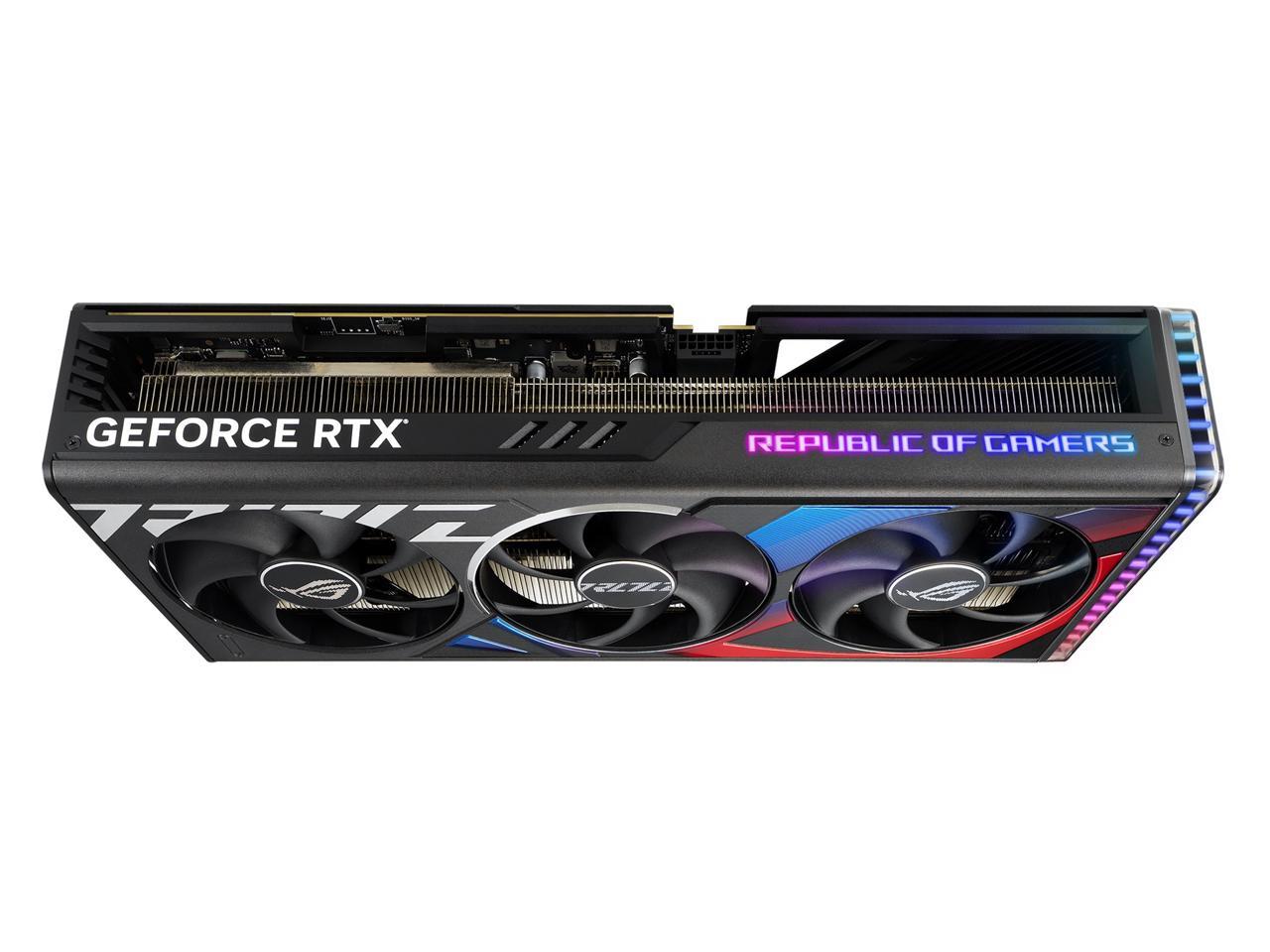 ASUS ROG Strix GeForce RTX 4090 OC Edition Gaming Graphics Card (PCIe 4.0, 24GB GDDR6X, HDMI 2.1a, DisplayPort 1.4a) ROG-STRIX-RTX4090-O24G-GAMING