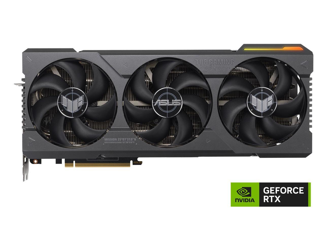 ASUS TUF Gaming GeForce RTX 4090 OC Edition Gaming Graphics Card (PCIe 4.0, 24GB GDDR6X, HDMI 2.1a, DisplayPort 1.4a) TUF-RTX4090-O24G-GAMING