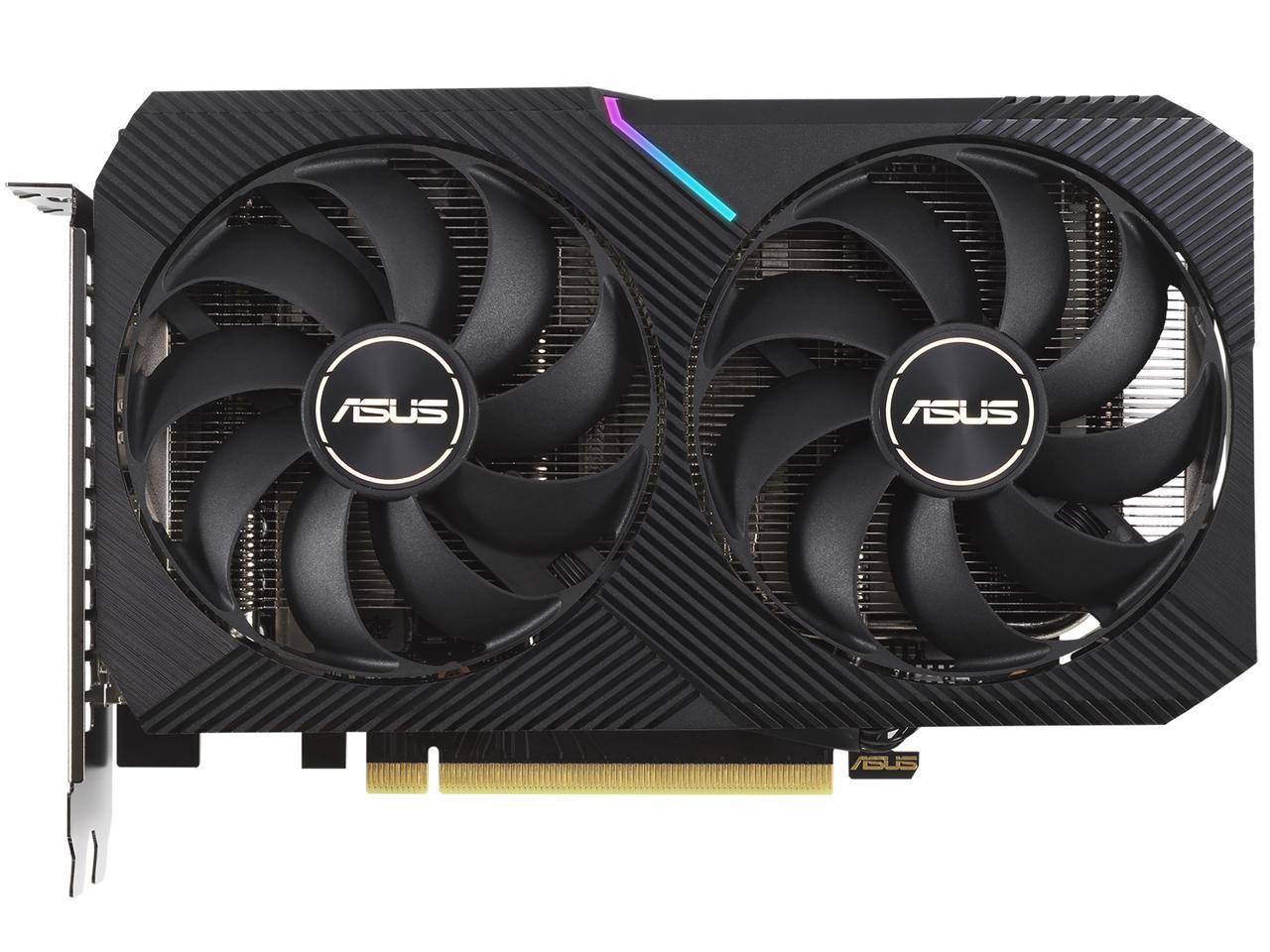 ASUS Dual GeForce RTX 3060 OC Edition 8GB GDDR6 (PCIe 4.0, 8GB GDDR6, HDMI 2.1, DisplayPort 1.4a) DUAL-RTX3060-O8G