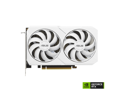 ASUS Dual GeForce RTX 3060 White OC Edition 8GB GDDR6 (PCIe 4.0, 8GB GDDR6, HDMI 2.1, DisplayPort 1.4a) DUAL-RTX3060-O8G-WHITE