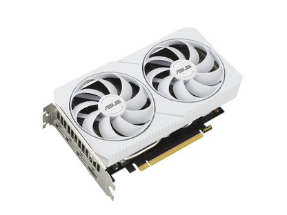 ASUS Dual GeForce RTX 3060 White OC Edition 8GB GDDR6 (PCIe 4.0, 8GB GDDR6, HDMI 2.1, DisplayPort 1.4a) DUAL-RTX3060-O8G-WHITE
