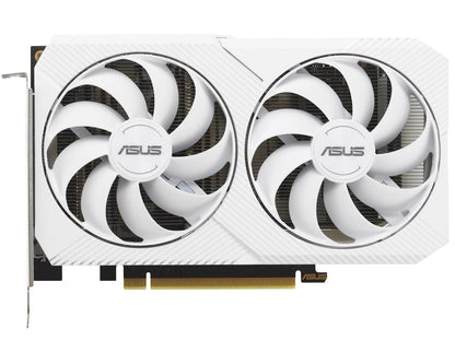 ASUS Dual GeForce RTX 3060 White OC Edition 8GB GDDR6 (PCIe 4.0, 8GB GDDR6, HDMI 2.1, DisplayPort 1.4a) DUAL-RTX3060-O8G-WHITE