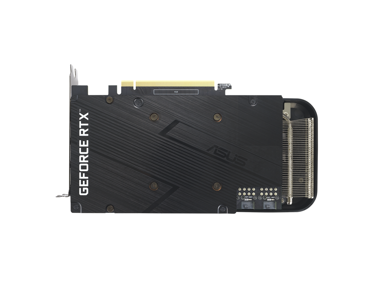 ASUS Dual NVIDIA GeForce RTX 3060 Ti OC Edition Graphics Card (PCIe 4.0, 8GB GDDR6X memory, HDMI 2.1, DisplayPort 1.4a, 2-slot design, Axial-tech fan design, 0dB technology) DUAL-RTX3060TI-O8GD6X