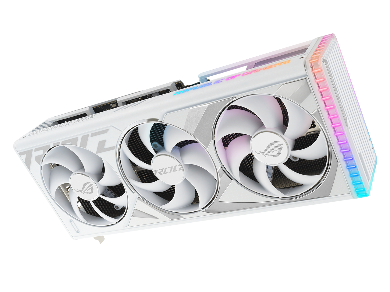 ASUS ROG Strix GeForce RTX 4080 White Edition Gaming Graphics Card (PCIe 4.0, 16GB GDDR6X, HDMI 2.1a, DisplayPort 1.4a) ROG-STRIX-RTX4080-16G-WHITE