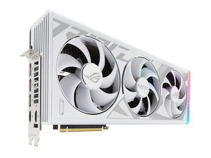 ASUS ROG Strix GeForce RTX 4080 White Edition Gaming Graphics Card (PCIe 4.0, 16GB GDDR6X, HDMI 2.1a, DisplayPort 1.4a) ROG-STRIX-RTX4080-16G-WHITE