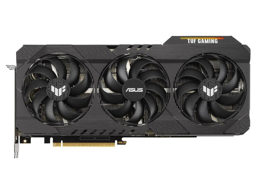 ASUS TUF Gaming NVIDIA GeForce RTX 3060 Ti OC Edition Graphics Card (PCIe 4.0, 8GB GDDR6X, HDMI 2.1, DisplayPort 1.4a, Dual Ball Fan Bearings, Military-grade Certification, GPU Tweak III)