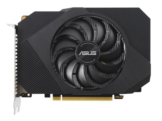 ASUS Phoenix NVIDIA GeForce GTX 1650 OC Edition Gaming Graphics Card (PCIe 3.0, 4GB GDDR6 memory, HDMI 2.0b, DisplayPort 1.4a, DVI-D, Dual ball fan bearings, Auto-Extreme) PH-GTX1650-O4GD6-P-V2