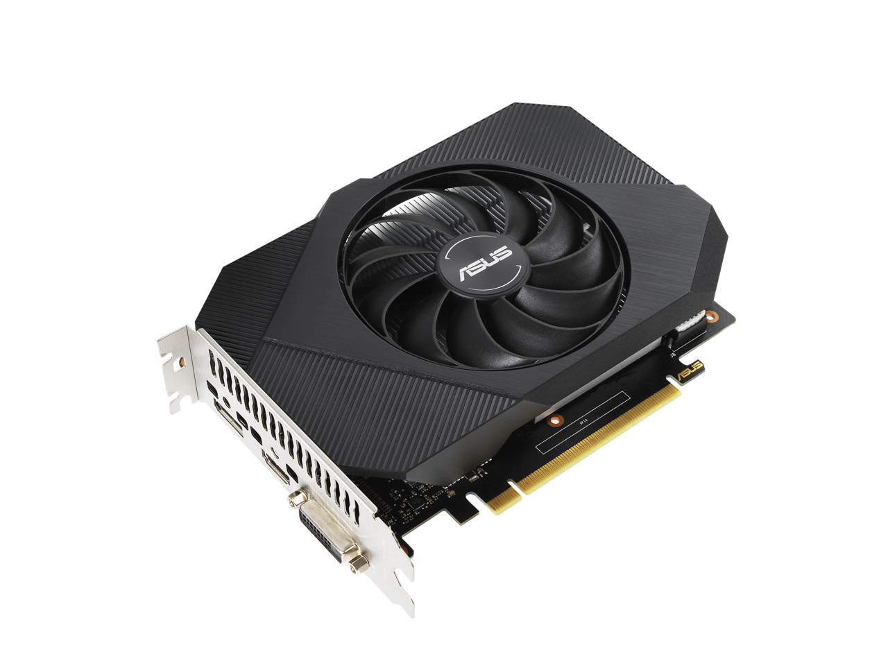 ASUS Phoenix NVIDIA GeForce GTX 1650 OC Edition Gaming Graphics Card (PCIe 3.0, 4GB GDDR6 memory, HDMI 2.0b, DisplayPort 1.4a, DVI-D, Dual ball fan bearings, Auto-Extreme) PH-GTX1650-O4GD6-P-V2
