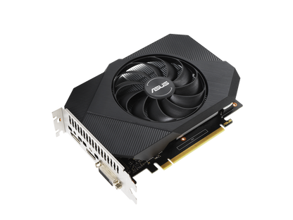 ASUS Phoenix NVIDIA GeForce GTX 1650 OC Edition Gaming Graphics Card (PCIe 3.0, 4GB GDDR6 memory, HDMI 2.0b, DisplayPort 1.4a, DVI-D, Dual ball fan bearings, Auto-Extreme) PH-GTX1650-O4GD6-P-V2