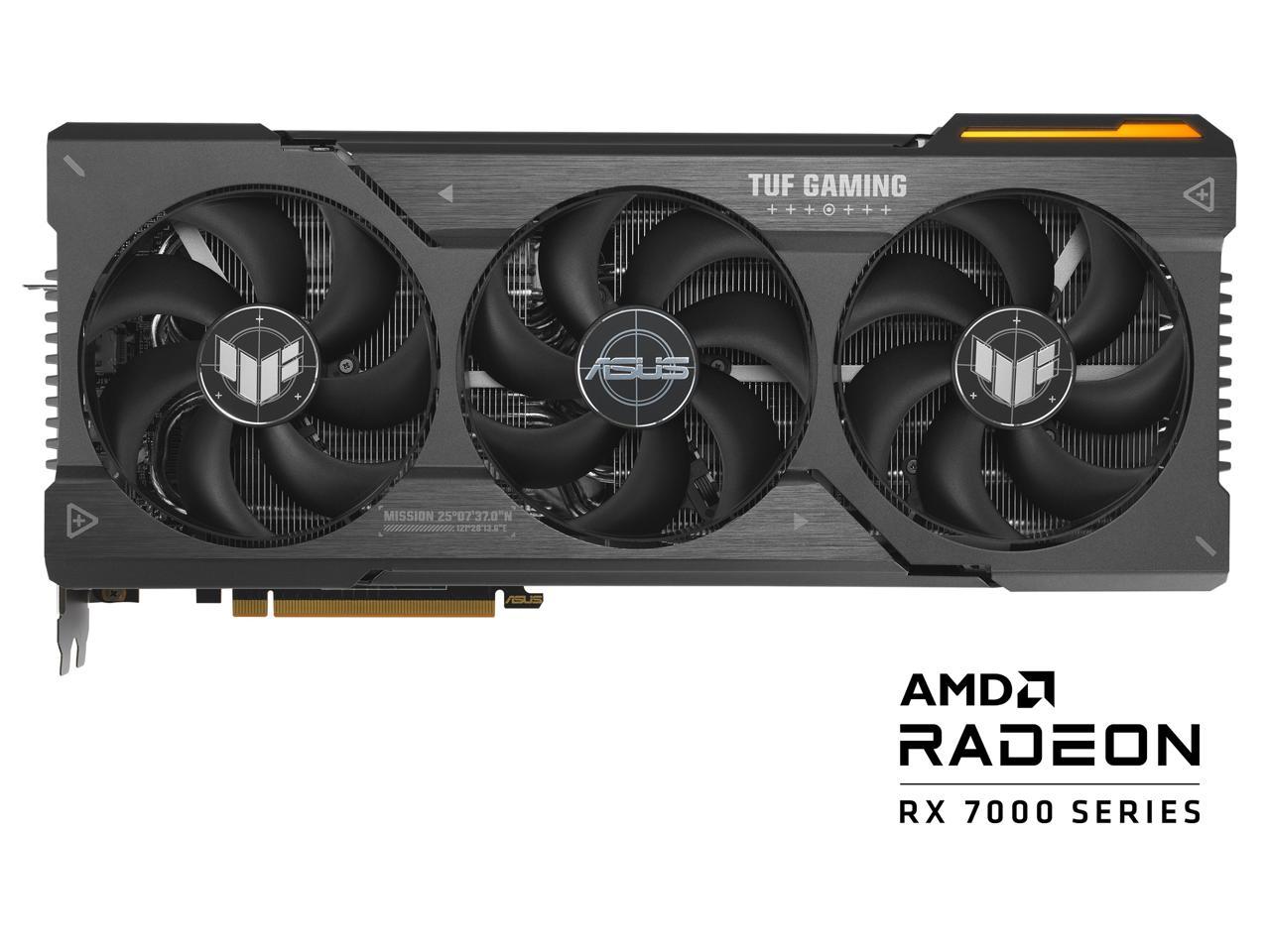 ASUS TUF Gaming Radeon RX 7900 XT OC Edition 20GB GDDR6 Graphics Card (PCIe 4.0, 20GB GDDR6, HDMI 2.1a, DisplayPort 2.1) TUF-RX7900XT-O20G-GAMING