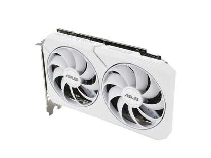 ASUS Dual GeForce RTX 3060 White OC Edition 12GB GDDR6 (PCIe 4.0, 12GB GDDR6, HDMI 2.1, DisplayPort 1.4a, 2-slot design, Axial-tech fan design, 0dB technology) DUAL-RTX3060-O12G-WHITE