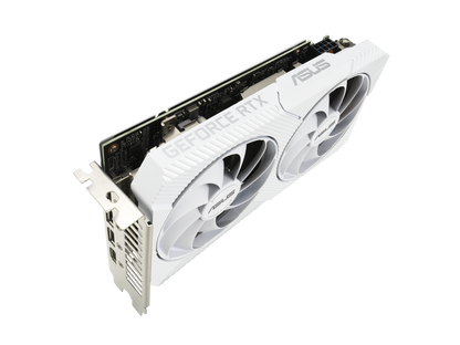 ASUS Dual GeForce RTX 3060 White OC Edition 12GB GDDR6 (PCIe 4.0, 12GB GDDR6, HDMI 2.1, DisplayPort 1.4a, 2-slot design, Axial-tech fan design, 0dB technology) DUAL-RTX3060-O12G-WHITE