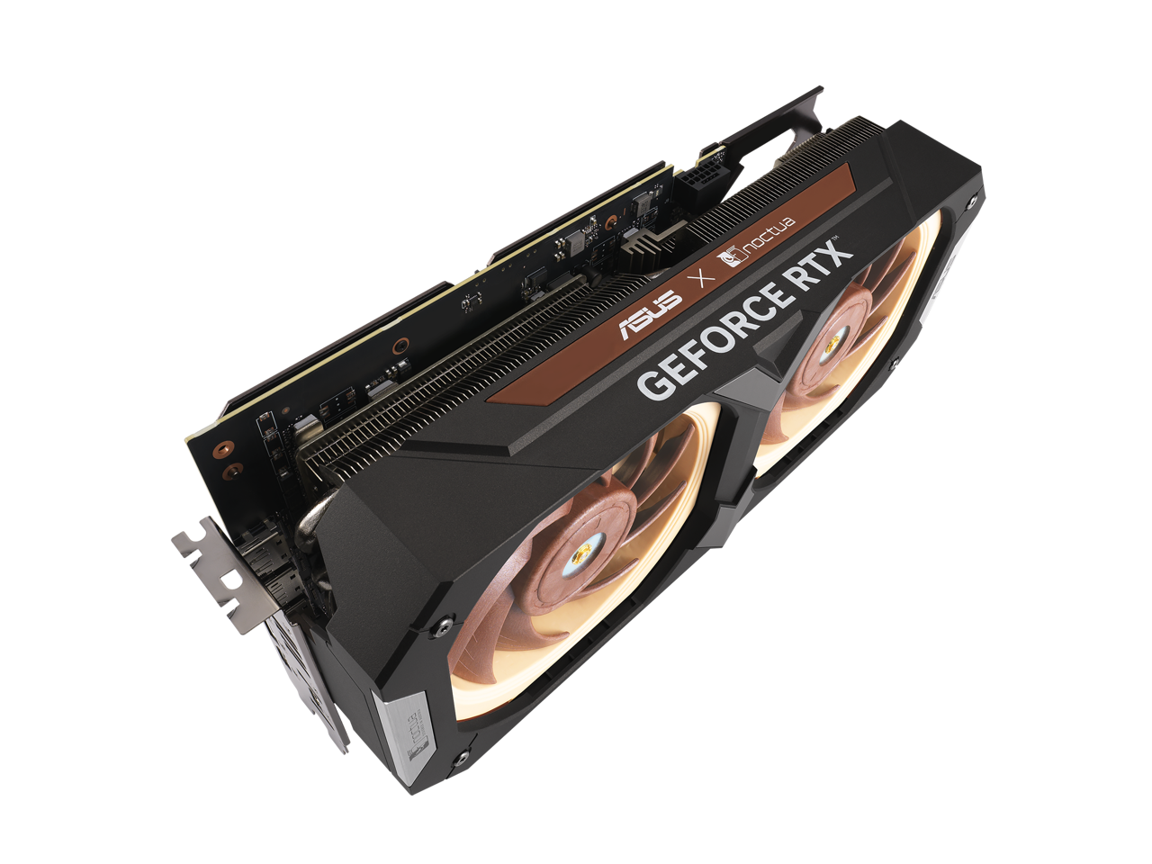 ASUS GeForce RTX 4080 16GB GDDR6X Noctua OC Edition (PCIe 4.0, 16GB GDDR6X, DLSS 3, HDMI 2.1a, DisplayPort 1.4a, Noctua NF-A12x25 PWM fans, optimized vapor chamber, GPU Tweak III) RTX4080-O16G-NOCTUA