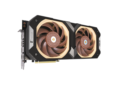 ASUS GeForce RTX 4080 16GB GDDR6X Noctua OC Edition (PCIe 4.0, 16GB GDDR6X, DLSS 3, HDMI 2.1a, DisplayPort 1.4a, Noctua NF-A12x25 PWM fans, optimized vapor chamber, GPU Tweak III) RTX4080-O16G-NOCTUA
