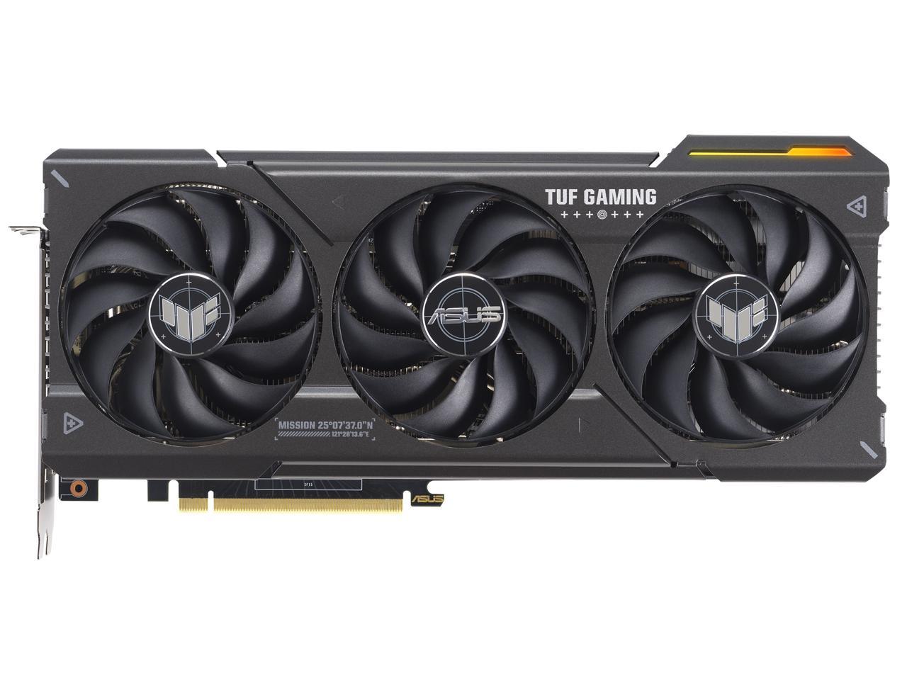 ASUS TUF Gaming NVIDIA GeForce RTX 4070 Gaming Graphics Card (PCIe 4.0, 12GB GDDR6X, HDMI 2.1, DisplayPort 1.4a) TUF-RTX4070-12G-GAMING