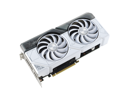 ASUS Dual GeForce RTX 4070 White OC Edition 12GB GDDR6X (PCIe 4.0, 12GB GDDR6X, DLSS 3, HDMI 2.1, DisplayPort 1.4a, 2.56-slot design, Axial-tech fan design, 0dB technology) DUAL-RTX4070-O12G-WHITE