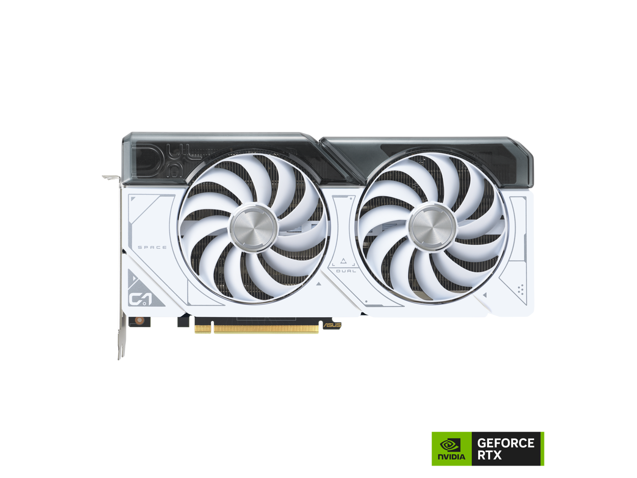 ASUS Dual GeForce RTX 4070 White OC Edition 12GB GDDR6X (PCIe 4.0, 12GB GDDR6X, DLSS 3, HDMI 2.1, DisplayPort 1.4a, 2.56-slot design, Axial-tech fan design, 0dB technology) DUAL-RTX4070-O12G-WHITE