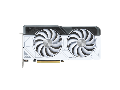 ASUS Dual GeForce RTX 4070 White OC Edition 12GB GDDR6X (PCIe 4.0, 12GB GDDR6X, DLSS 3, HDMI 2.1, DisplayPort 1.4a, 2.56-slot design, Axial-tech fan design, 0dB technology) DUAL-RTX4070-O12G-WHITE