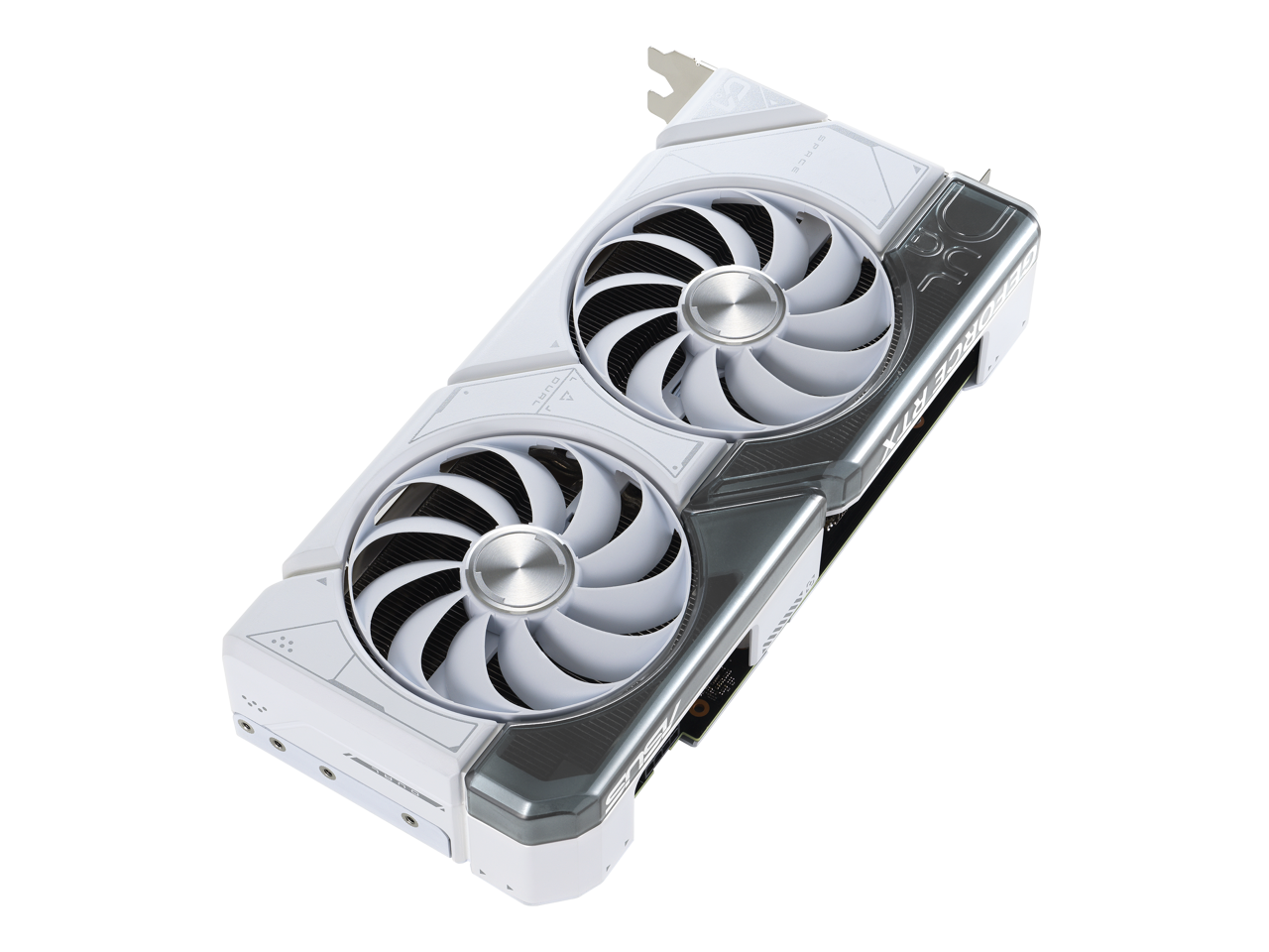 ASUS Dual GeForce RTX 4070 White OC Edition 12GB GDDR6X (PCIe 4.0, 12GB GDDR6X, DLSS 3, HDMI 2.1, DisplayPort 1.4a, 2.56-slot design, Axial-tech fan design, 0dB technology) DUAL-RTX4070-O12G-WHITE