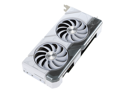 ASUS Dual GeForce RTX 4070 White OC Edition 12GB GDDR6X (PCIe 4.0, 12GB GDDR6X, DLSS 3, HDMI 2.1, DisplayPort 1.4a, 2.56-slot design, Axial-tech fan design, 0dB technology) DUAL-RTX4070-O12G-WHITE