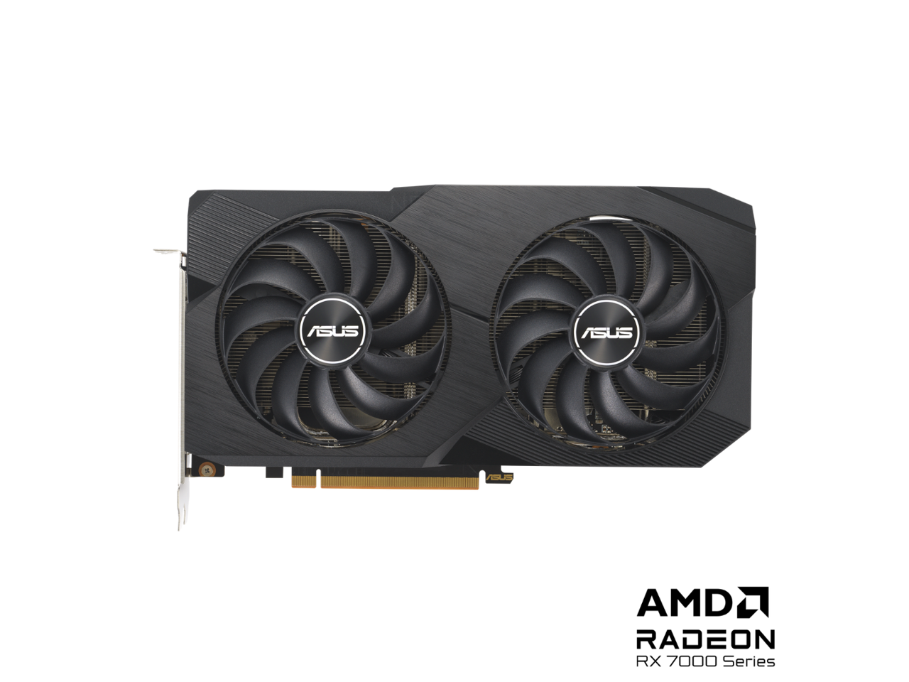 ASUS Dual Radeon RX 7600 OC Edition 8GB GDDR6 Graphics Card (PCIe 4.0, 8GB GDDR6, HDMI 2.1, DisplayPort 1.4a, 2.5-slot Design, Axial-tech Fans, GPU Tweak III) DUAL-RX7600-O8G