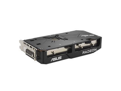 ASUS Dual Radeon RX 7600 OC Edition 8GB GDDR6 Graphics Card (PCIe 4.0, 8GB GDDR6, HDMI 2.1, DisplayPort 1.4a, 2.5-slot Design, Axial-tech Fans, GPU Tweak III) DUAL-RX7600-O8G