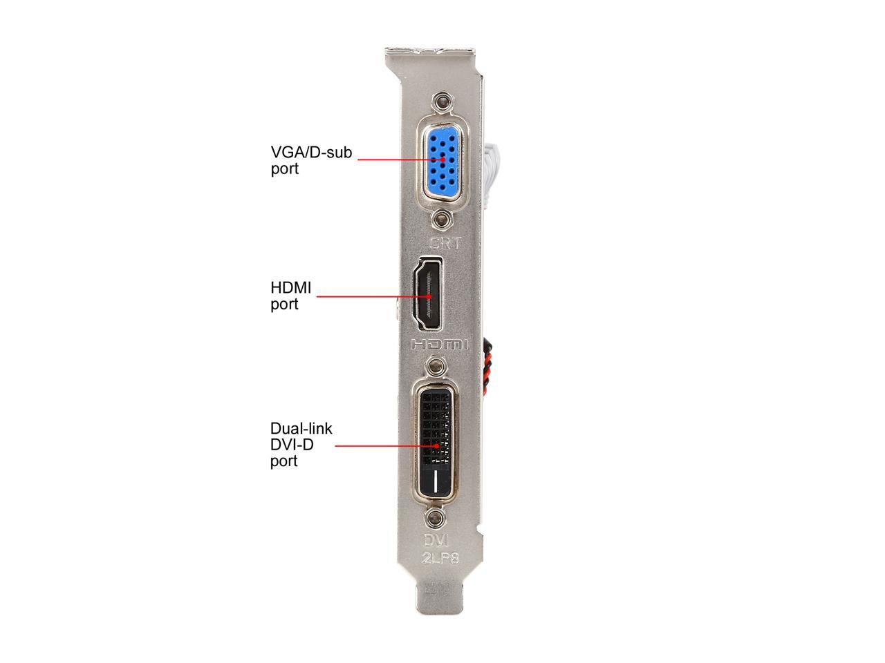 MSI GeForce GT 730 DirectX 12 N730K-2GD5LP/OC 2GB 64-Bit GDDR5 PCI Express 2.0 x16 HDCP Ready Video Card