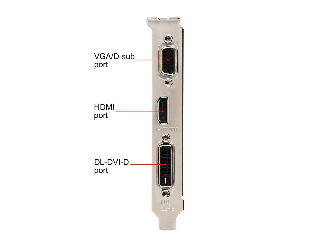 MSI GeForce GT 710 DirectX 12 GT 710 1GD3H LPV1 1GB 64-Bit DDR3 PCI Express 2.0 x8 HDCP Ready Low Profile Video Card