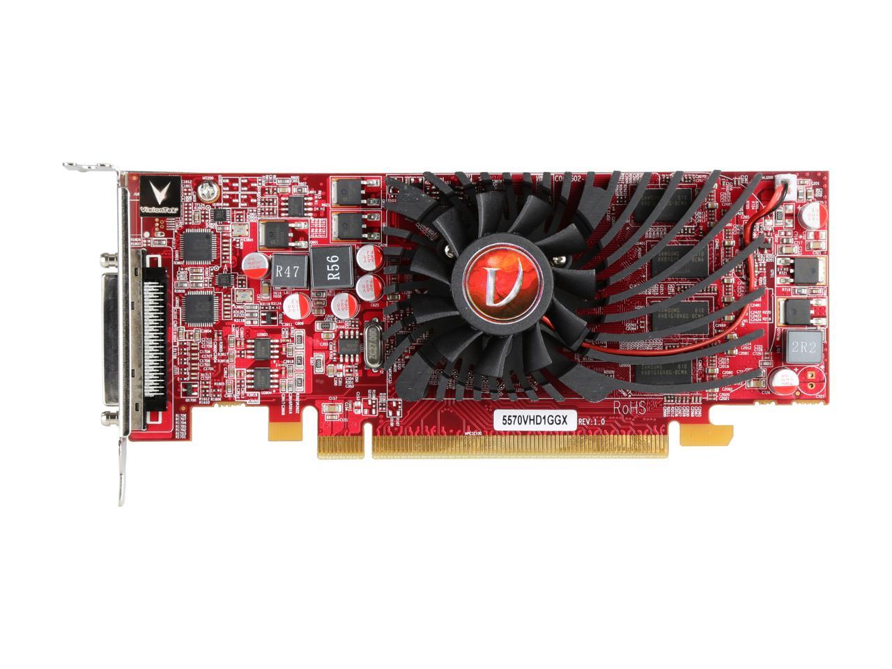 VisionTek Radeon HD 5570 1GB DDR3 PCI Express 2.0 x16 Small Form Factor (SFF) Video Cards 900901