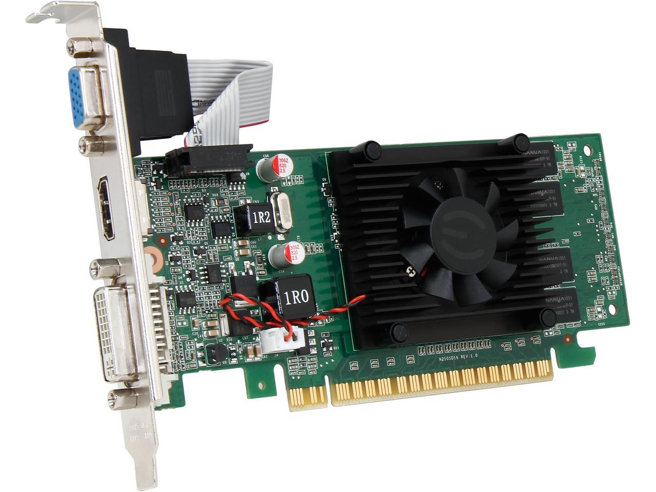 EVGA GeForce 8400 GS DirectX 10 01G-P3-1302-LR 1GB 64-Bit DDR3 PCI Express 2.0 x16 HDCP Ready Video Card