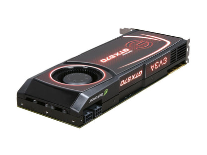 EVGA SuperClocked 012-P3-1572-AR GeForce GTX 570 (Fermi) 1280MB 320-bit GDDR5 PCI Express 2.0 x16 HDCP Ready SLI Support Video Card