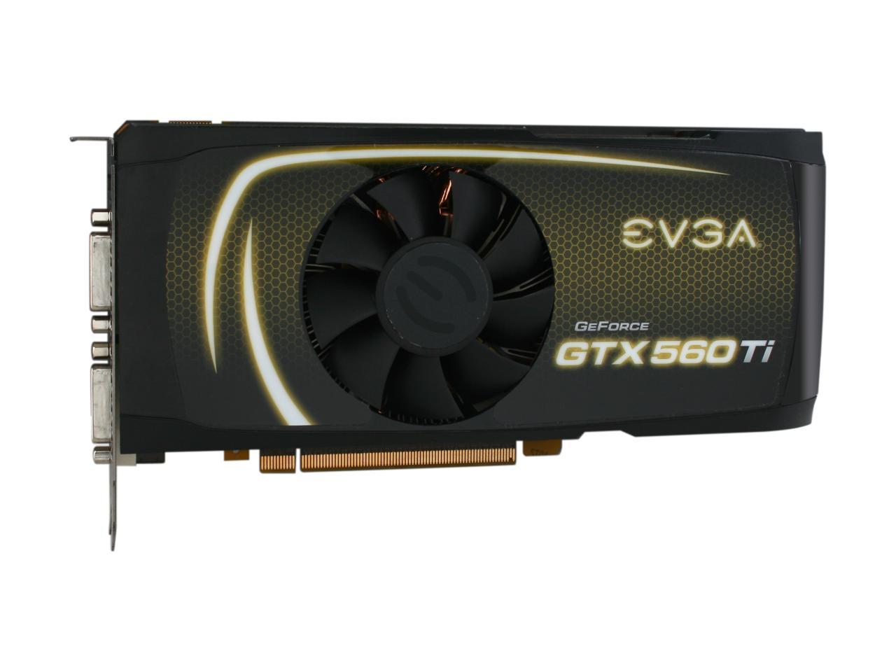 EVGA SuperClocked 01G-P3-1563-AR GeForce GTX 560 Ti (Fermi) 1GB 256-bit GDDR5 PCI Express 2.0 x16 HDCP Ready SLI Support Video Card