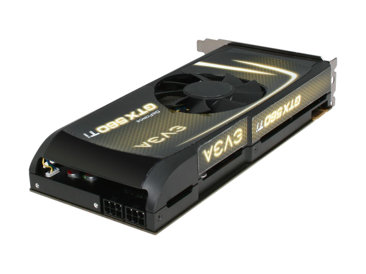 EVGA SuperClocked 01G-P3-1563-AR GeForce GTX 560 Ti (Fermi) 1GB 256-bit GDDR5 PCI Express 2.0 x16 HDCP Ready SLI Support Video Card