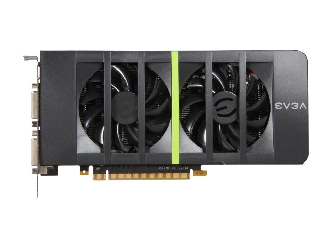 EVGA SuperClocked 01G-P3-1567-KR GeForce GTX 560 Ti (Fermi) 1GB 256-bit GDDR5 PCI Express 2.0 x16 HDCP Ready SLI Support Video Card