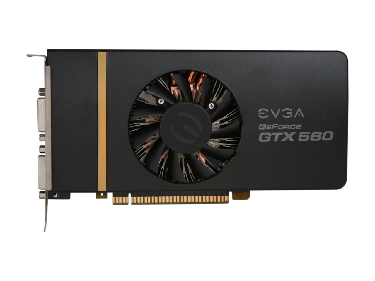 EVGA SuperClocked 01G-P3-1463-KR GeForce GTX 560 (Fermi) 1GB 256-bit GDDR5 PCI Express 2.0 x16 HDCP Ready SLI Support Video Card
