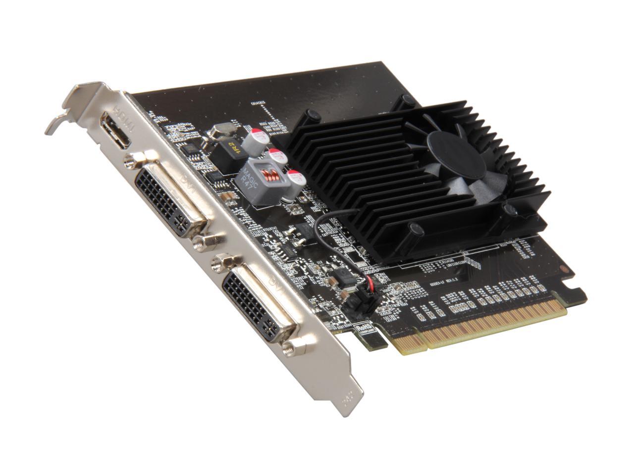 EVGA GeForce GT 520 (Fermi) DirectX 12 (feature level 11_0) 01G-P3-1526-KR 1GB 64-Bit DDR3 PCI Express 2.0 x16 HDCP Ready Video Card