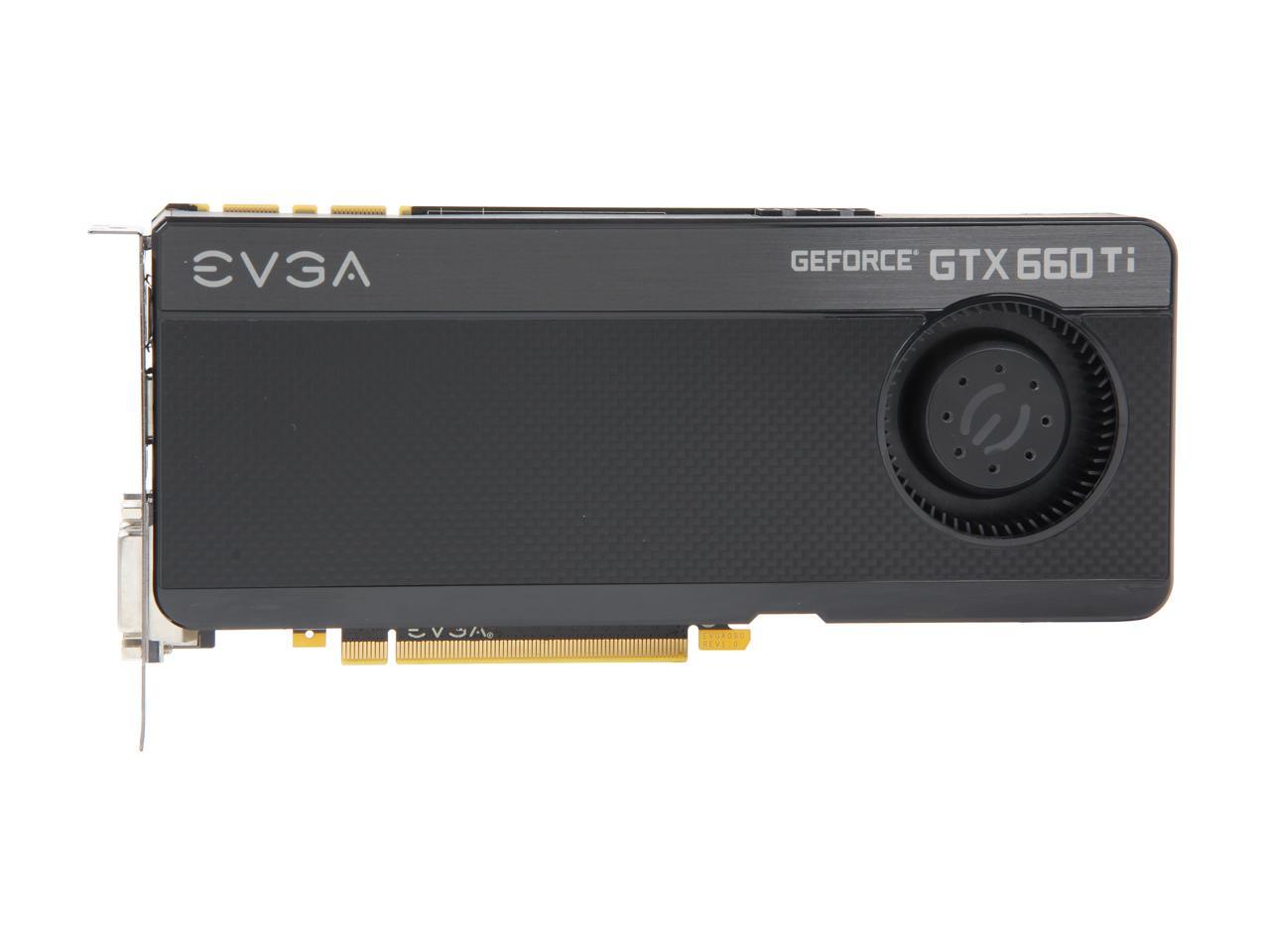 EVGA GeForce GTX 660 Ti DirectX 11 02G-P4-3660-KR 2GB 192-Bit GDDR5 PCI Express 3.0 x16 HDCP Ready SLI Support Video Card