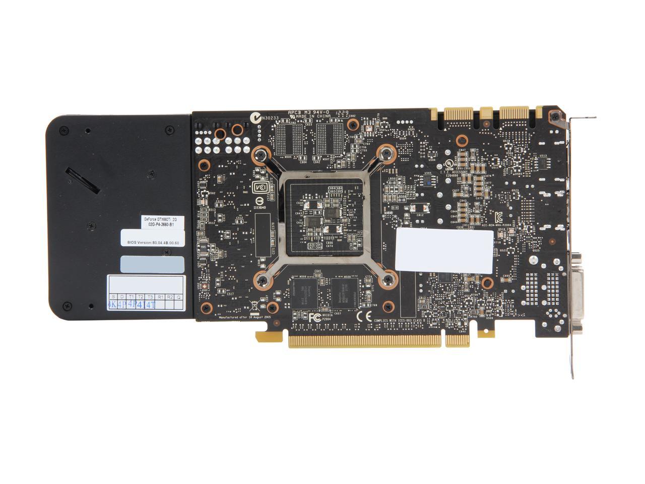 EVGA GeForce GTX 660 Ti DirectX 11 02G-P4-3660-KR 2GB 192-Bit GDDR5 PCI Express 3.0 x16 HDCP Ready SLI Support Video Card