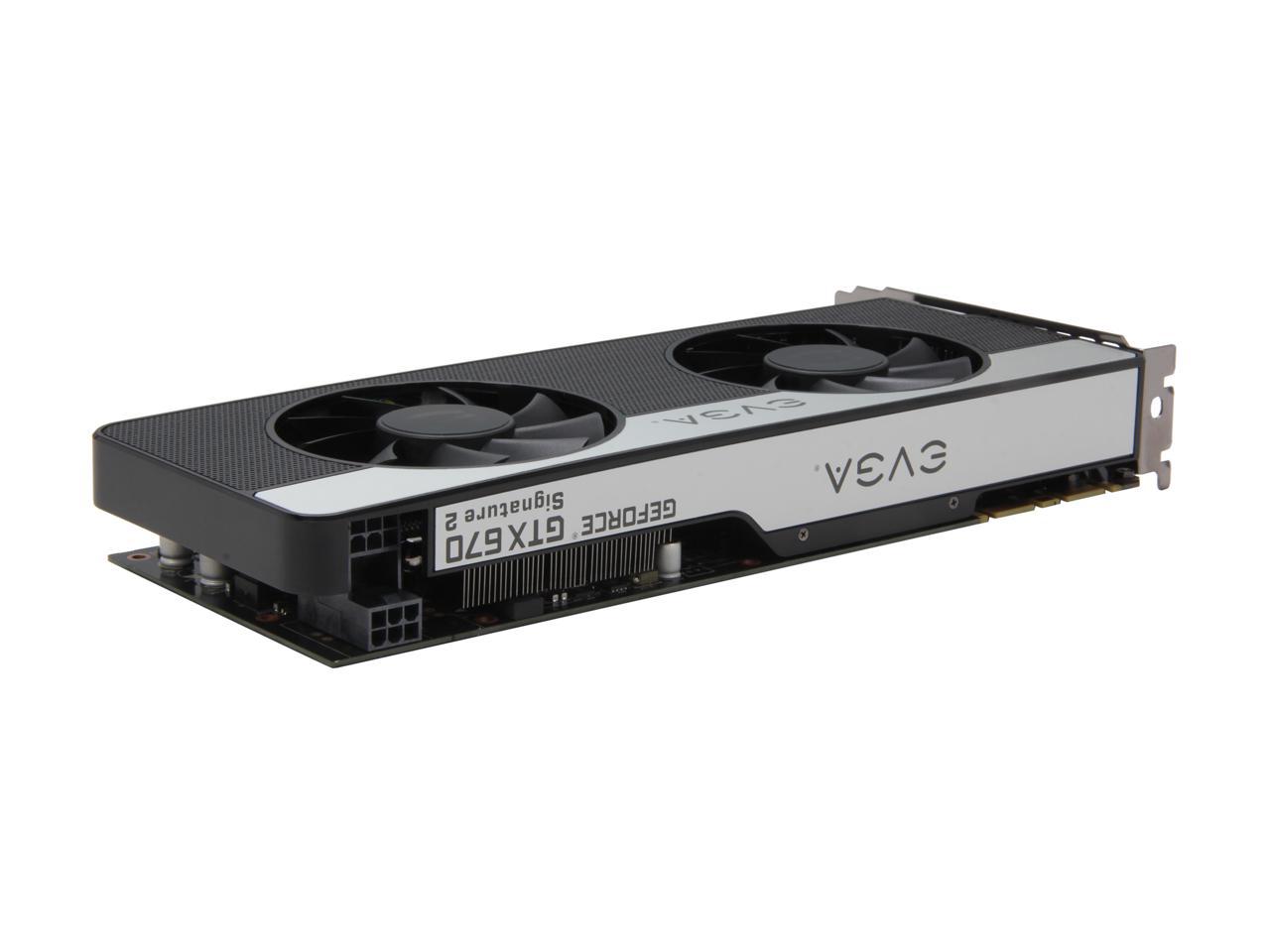 EVGA 02G-P4-3677-KR GeForce GTX 670 FTW Signature2 2GB 256-bit GDDR5 PCI Express 3.0 x16 HDCP Ready SLI Support Video Card