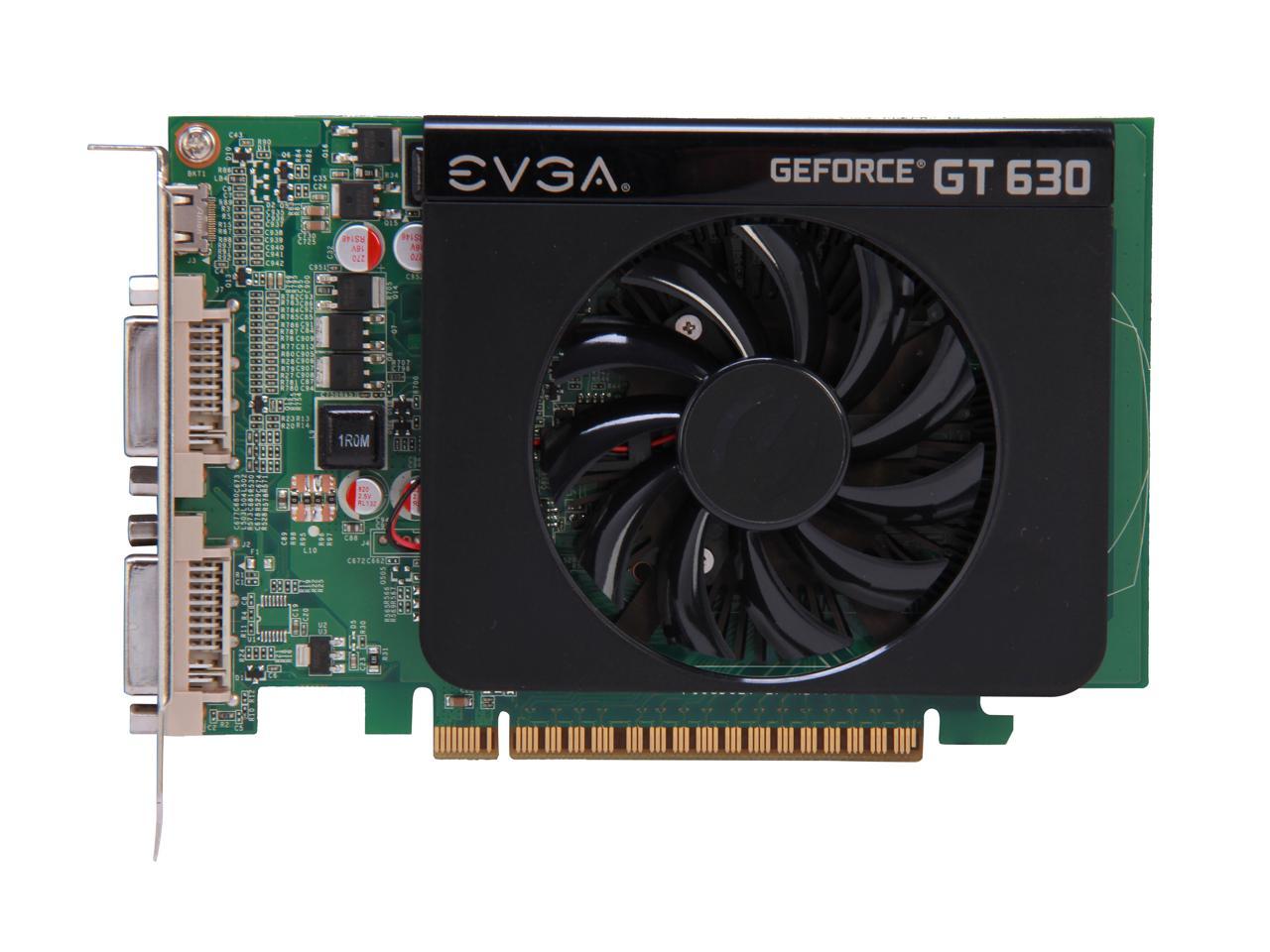 EVGA GeForce GT 630 DirectX 11 01G-P3-2631-RX 1GB 128-Bit DDR3 PCI Express 2.0 x16 HDCP Ready Video Card