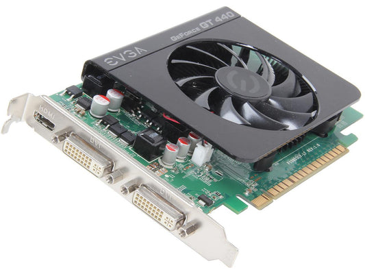 EVGA GeForce GT 440 (Fermi) DirectX 11 01G-P3-1441-RX 1GB 128-Bit DDR3 PCI Express 2.0 x16 HDCP Ready Video Card