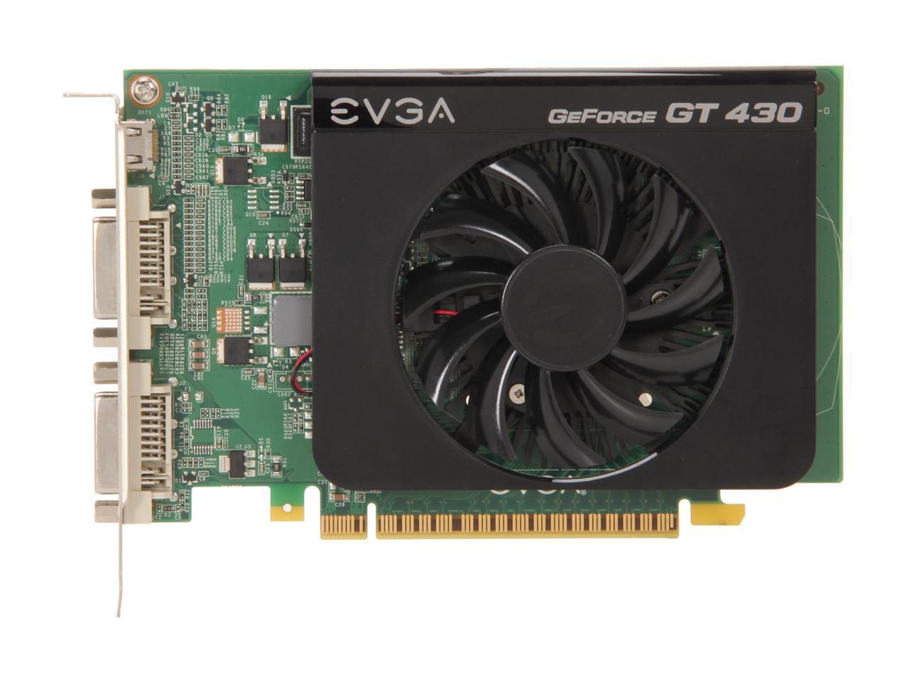 EVGA GeForce GT 430 (Fermi) DirectX 11 01G-P3-1431-RX 1GB 128-Bit DDR3 PCI Express 2.0 x16 HDCP Ready Video Card