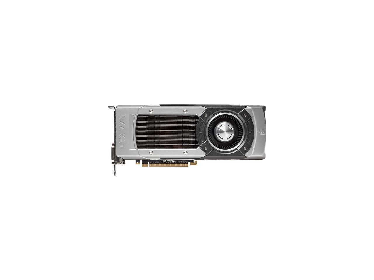 EVGA 02G-P4-3771-KR G-SYNC Support GeForce GTX 770 2GB 256-Bit GDDR5 PCI Express 3.0 SLI Support Video Card