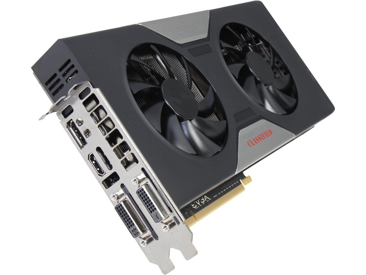 EVGA 03G-P4-3788-KR G-SYNC Support GeForce GTX 780 3GB 384-Bit GDDR5 PCI Express 3.0 SLI Support Classified w/ EVGA ACX Cooler Video Card