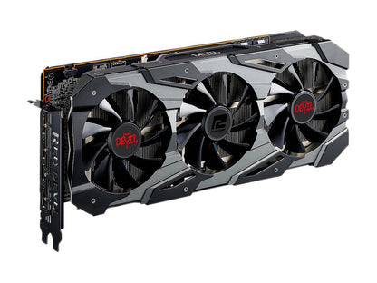 PowerColor RED DEVIL Radeon RX 5700 DirectX 12 AXRX 5700 8GBD6-3DHE/OC 8GB 256-Bit GDDR6 PCI Express 4.0 CrossFireX Support ATX Video Card