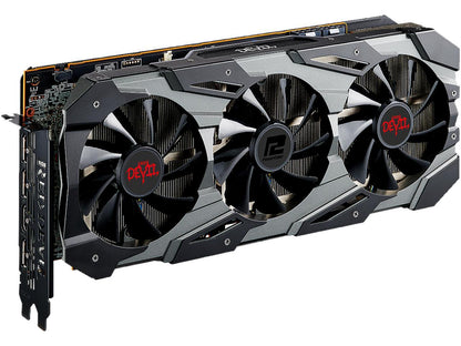 PowerColor RED DEVIL Radeon RX 5700 XT DirectX 12 AXRX 5700 XT 8GBD6-3DHE/OC 8GB 256-Bit GDDR6 PCI Express 4.0 CrossFireX Support ATX Video Card