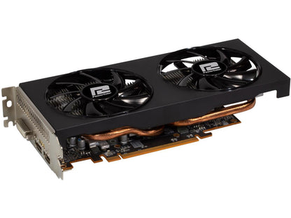 PowerColor Radeon RX 5500 XT DirectX 12 AXRX 5500XT 8GBD6-DH/OC 8GB 128-Bit GDDR6 PCI Express 4.0 CrossFireX Support ATX Video Card