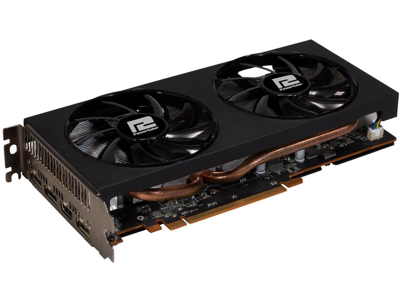 PowerColor Radeon RX 5600 XT DirectX 12 AXRX 5600 XT 6GBD6-3DHV2/OC 6GB 192-Bit GDDR6 PCI Express 4.0 Video Card