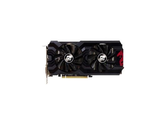PowerColor RED DRAGON Radeon RX 570 DirectX 12 AXRX 570 4GBD5-DHDV3/OC 4GB 256-Bit GDDR5 PCI Express 3.0 CrossFireX Support ATX Video Card
