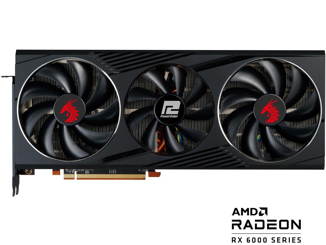 PowerColor Red Dragon AMD Radeon RX 6800 Gaming Graphics card with 16GB GDDR6 Memory, Powered by AMD RDNA 2, Raytracing, PCI Express 4.0, HDMI 2.1, AMD Infinity Cache